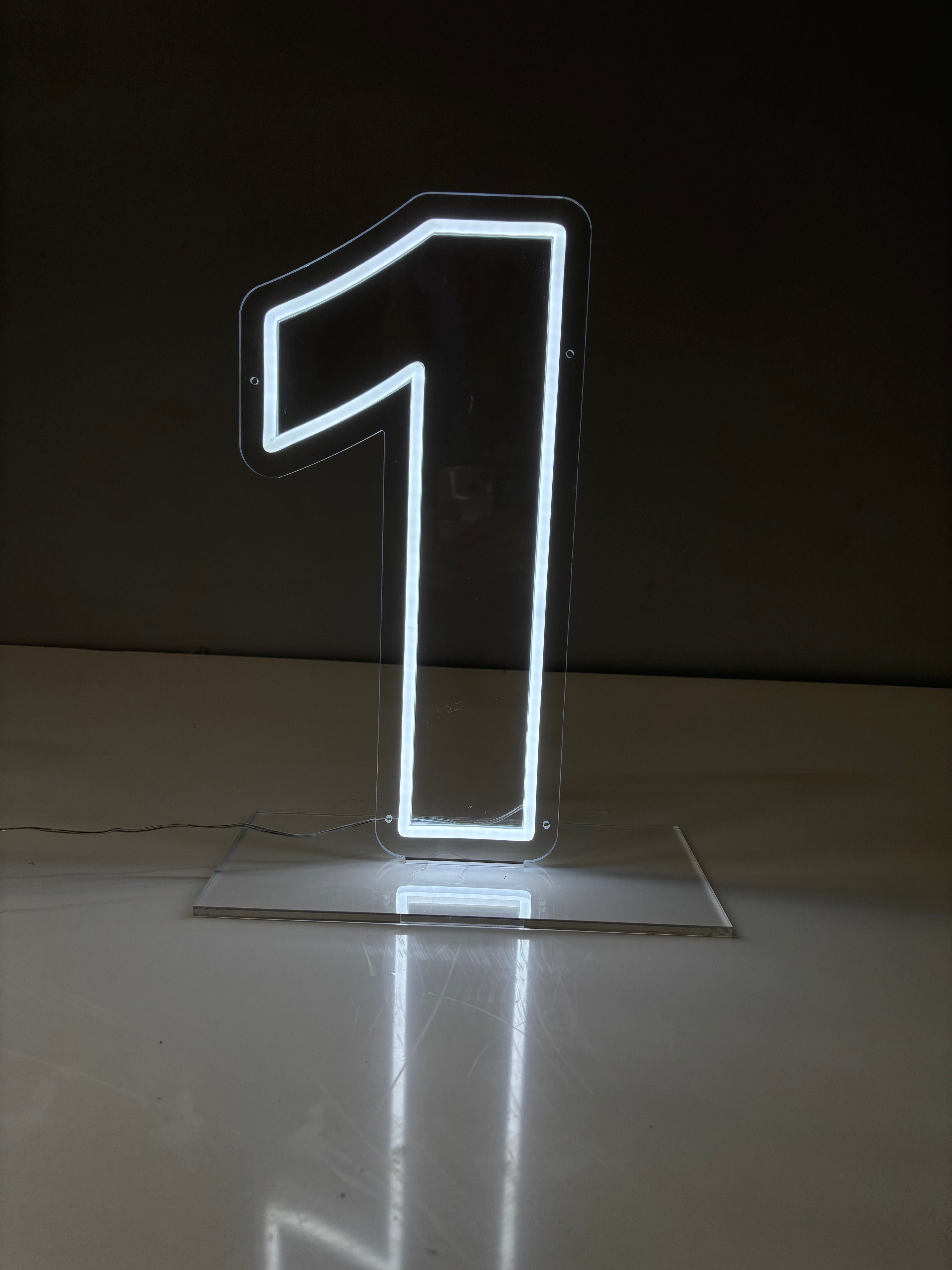Freestanding Table Number