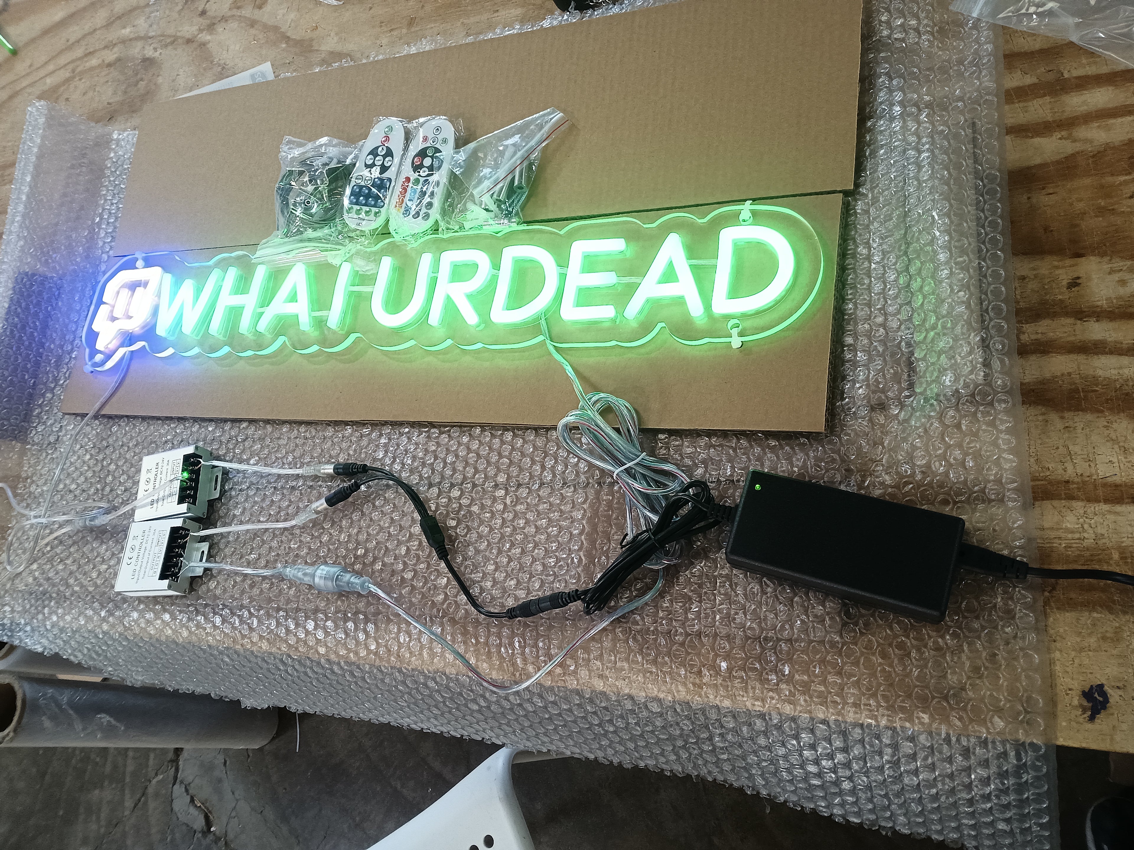 Custom Gaming Neon Sign — Twitch, YouTube, Xbox, Discord & More