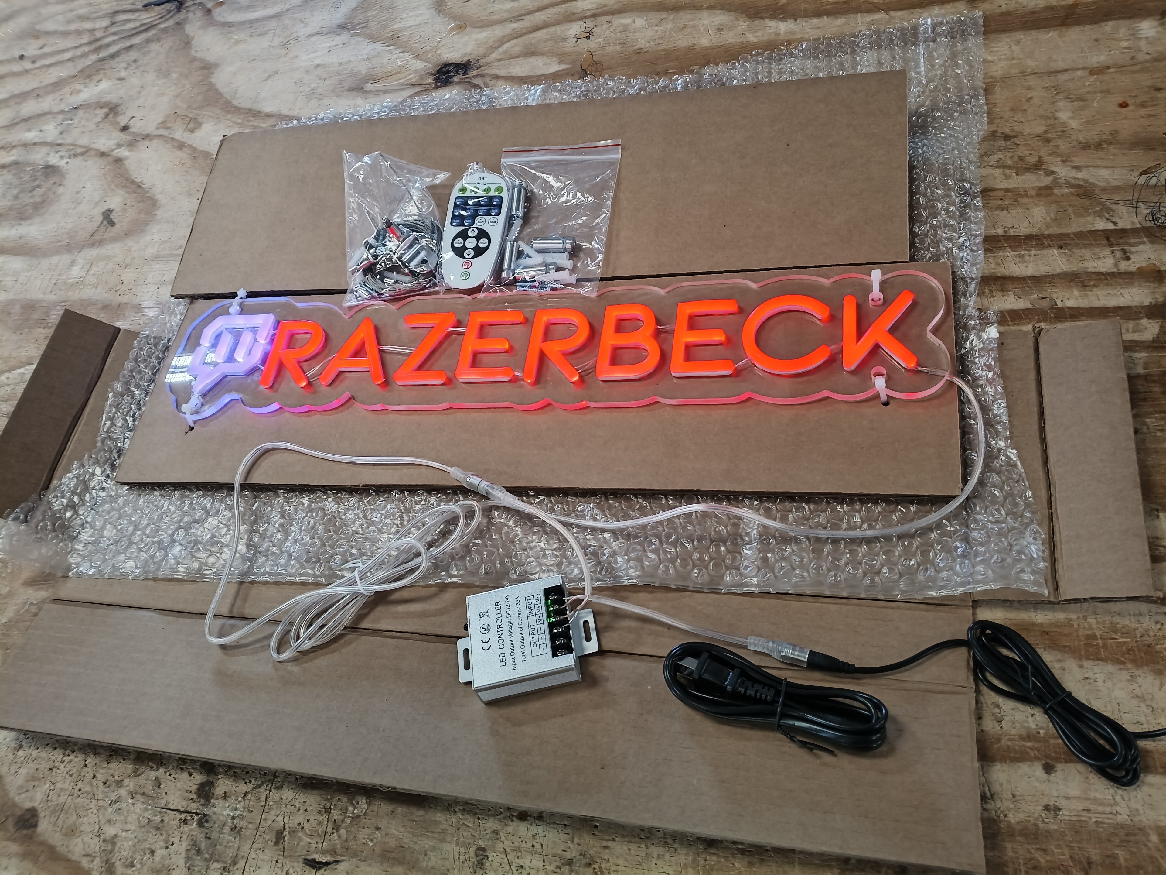 Custom Gaming Neon Sign — Twitch, YouTube, Xbox, Discord &amp; More