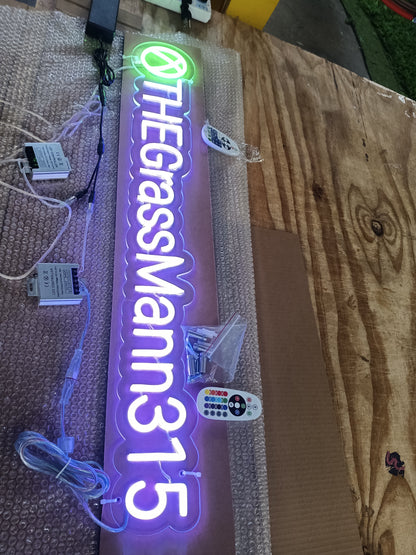 Custom Gaming Neon Sign — Twitch, YouTube, Xbox, Discord &amp; More