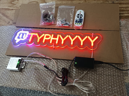 Custom Gaming Neon Sign — Twitch, YouTube, Xbox, Discord &amp; More
