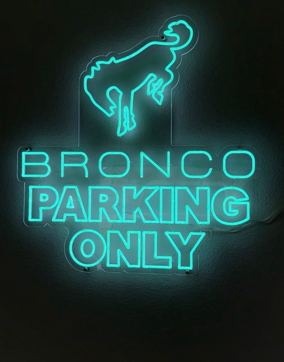 Bronco Parking Only