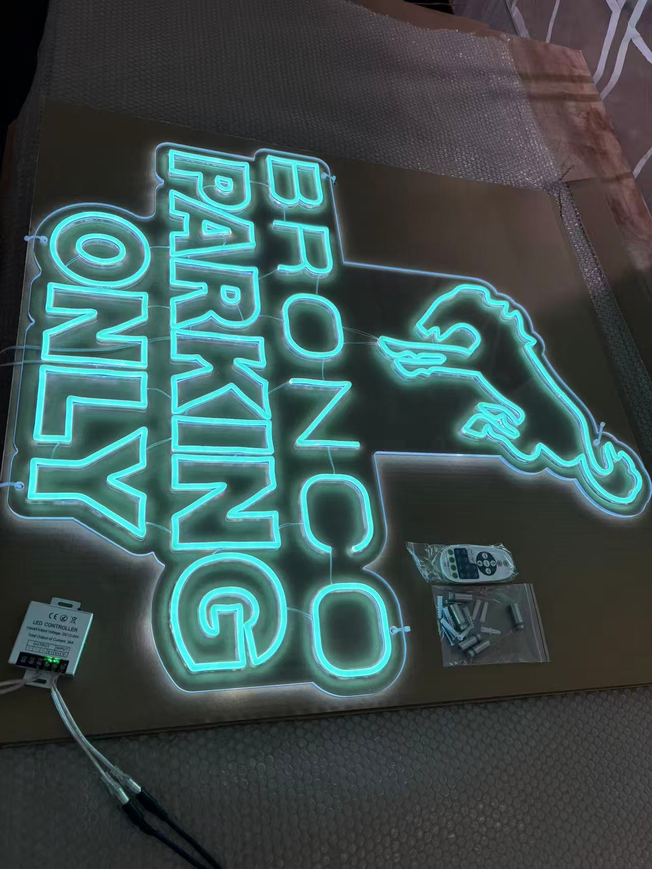 Bronco Parking Only