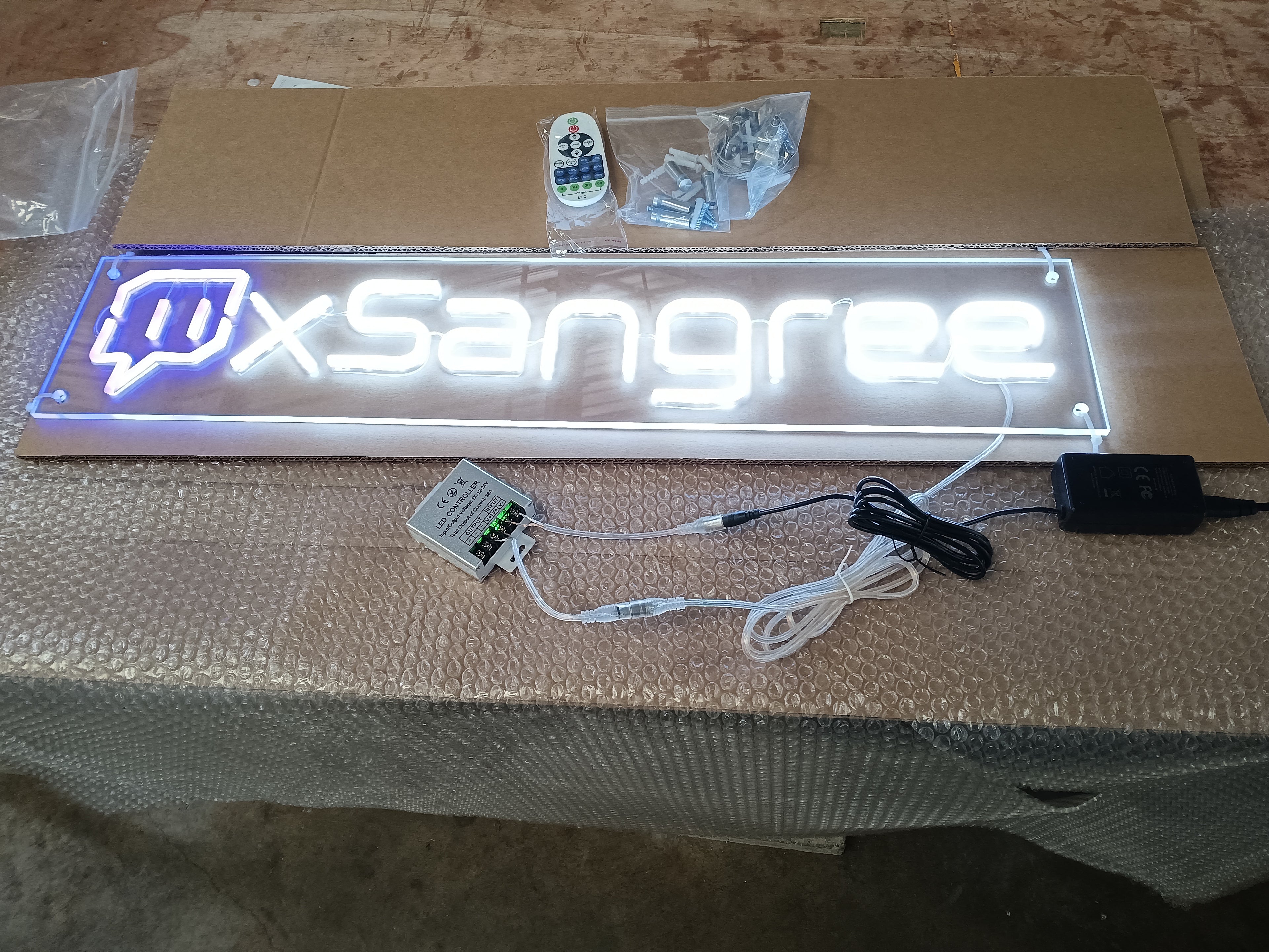 Custom Gaming Neon Sign — Twitch, YouTube, Xbox, Discord &amp; More