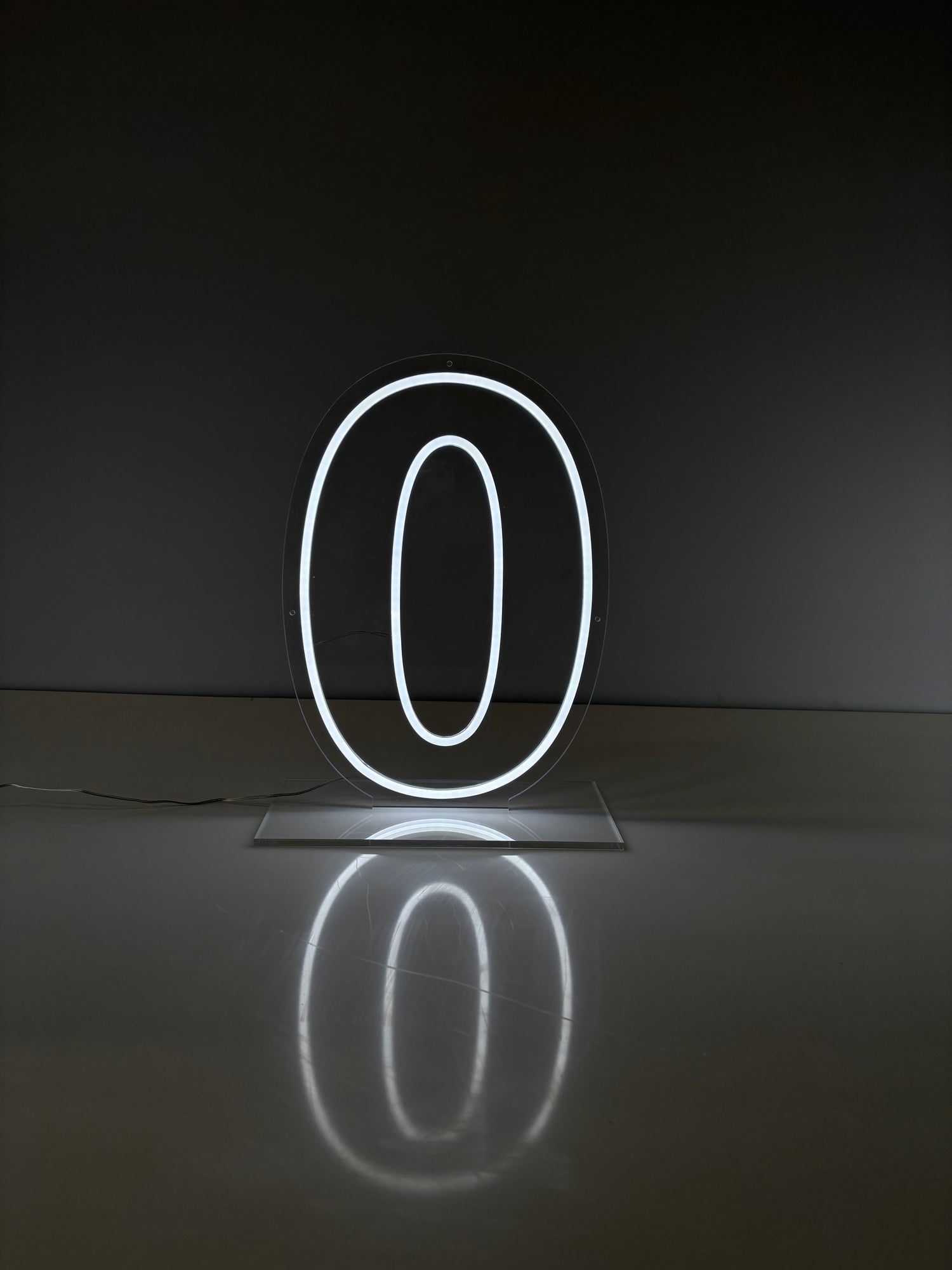 Freestanding Table Number