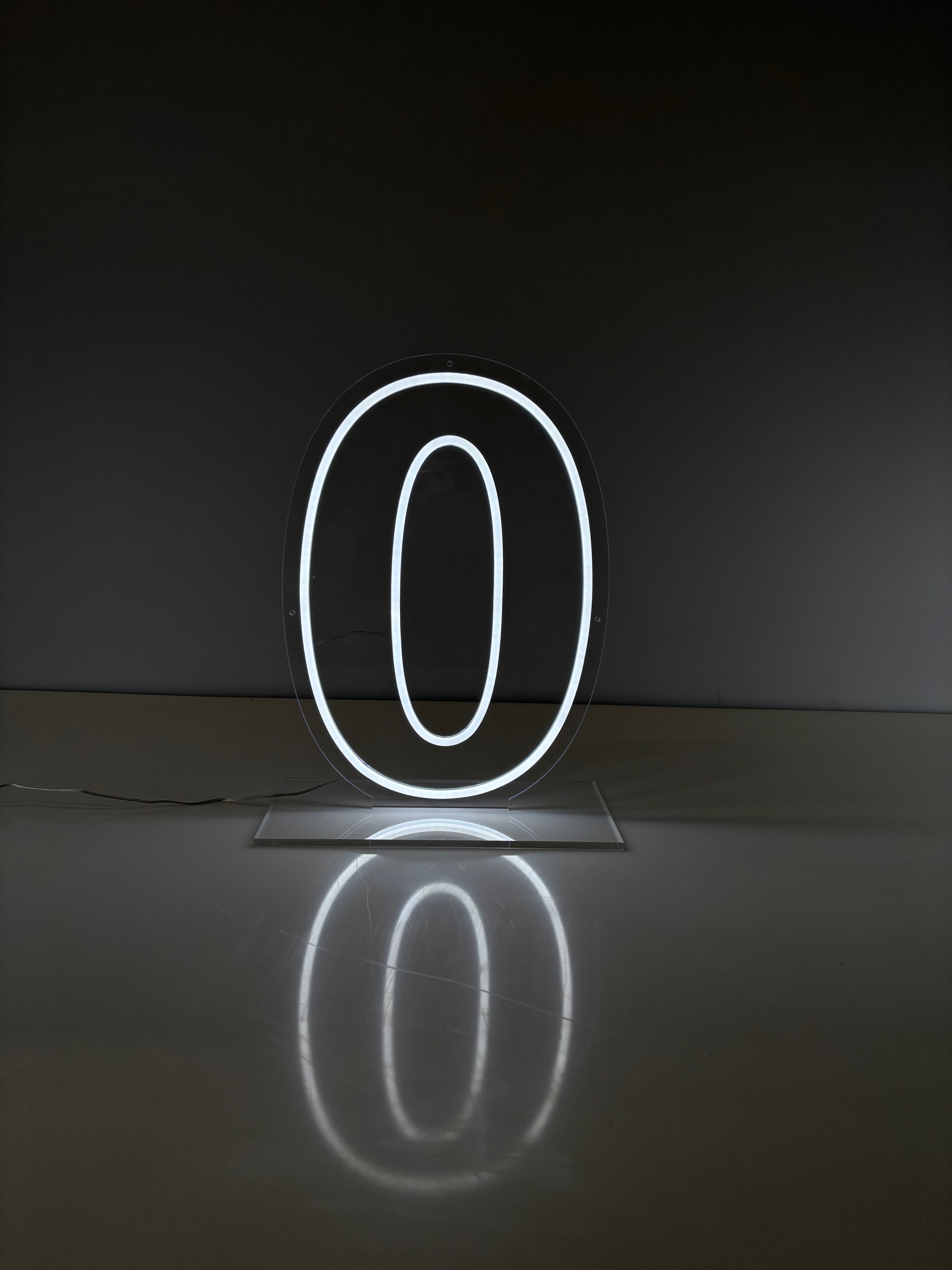 Freestanding Table Number