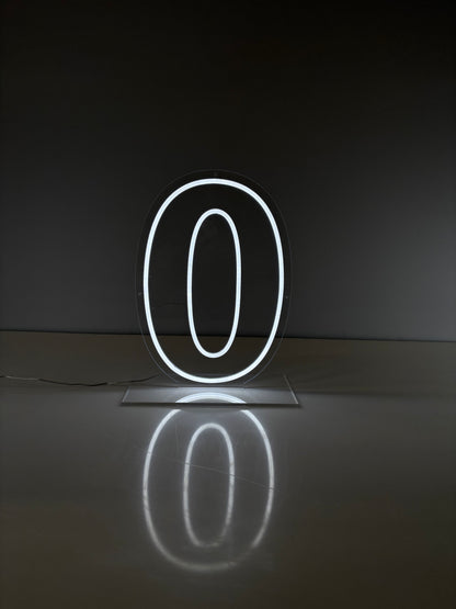 Freestanding Table Number