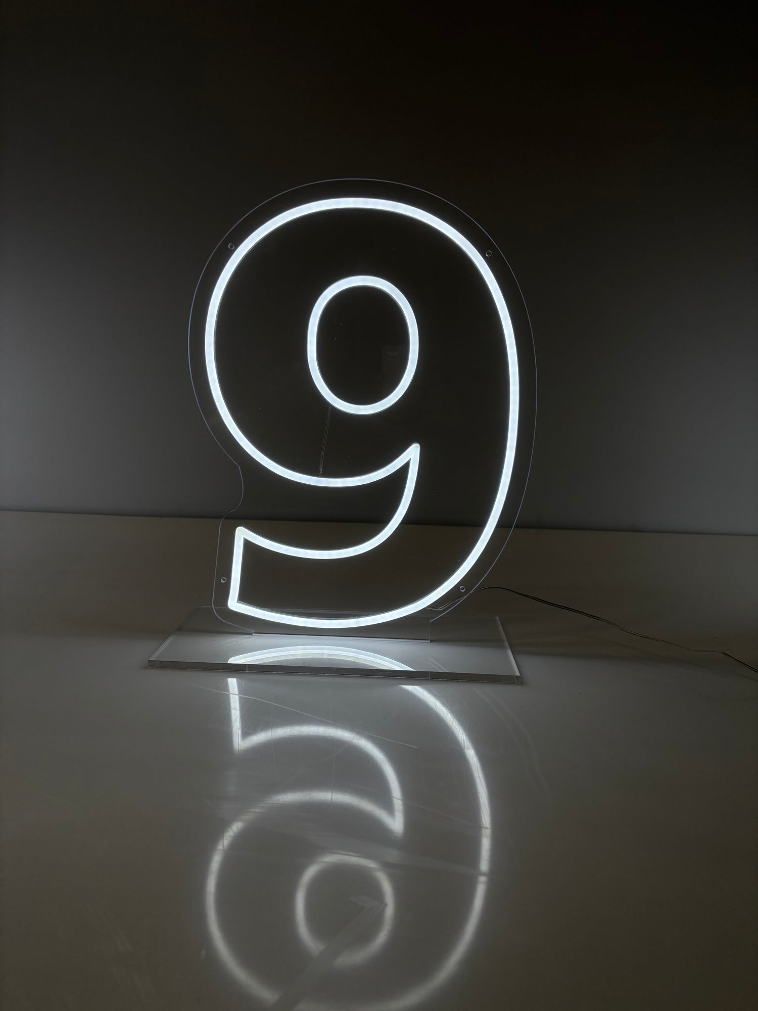 Freestanding Table Number