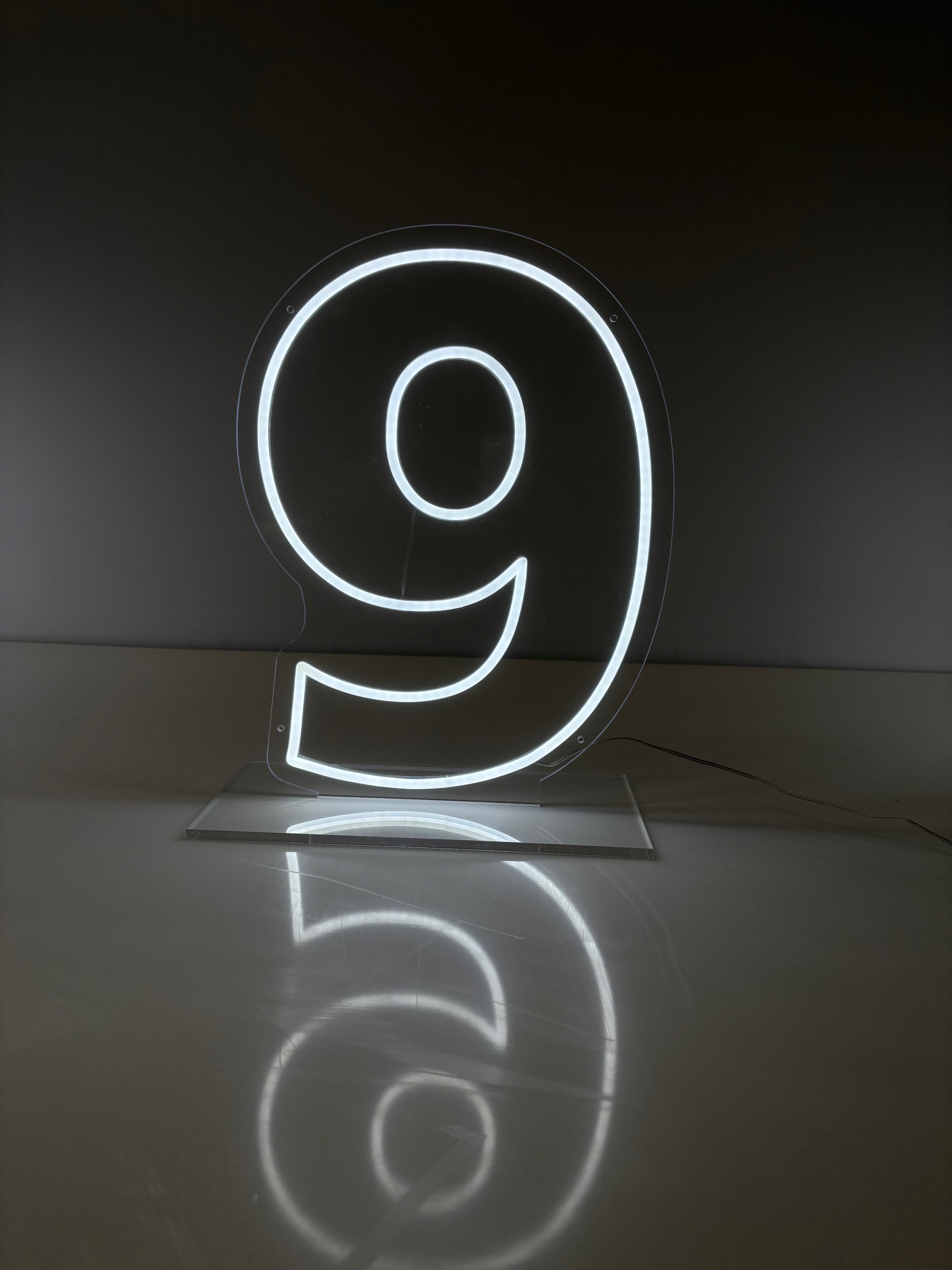 Freestanding Table Number