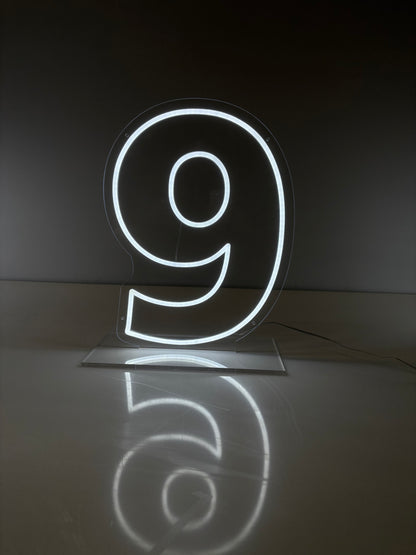 Freestanding Table Number