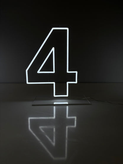 Freestanding Table Number