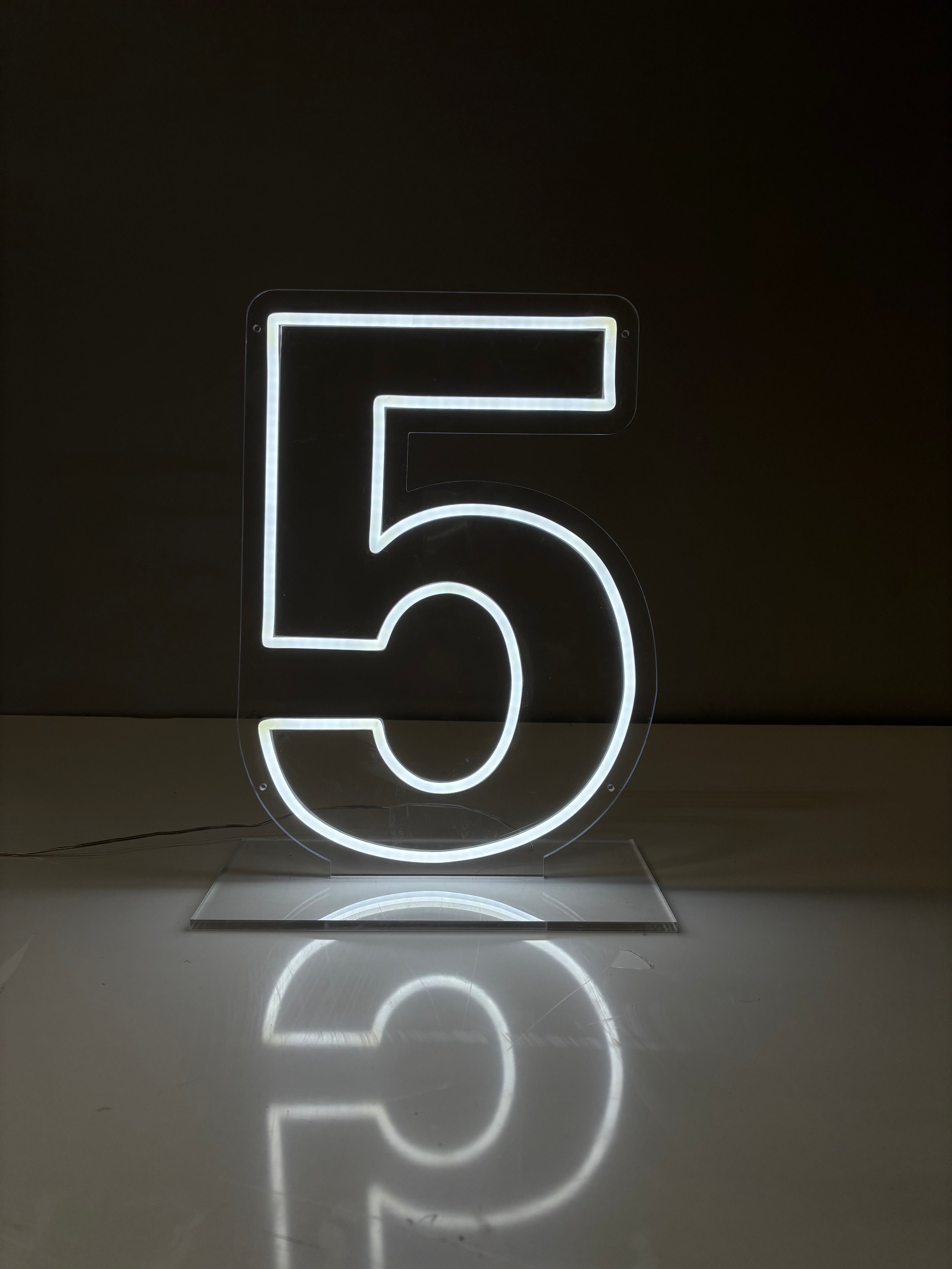 Freestanding Table Number