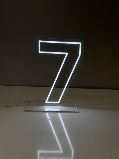 Freestanding Table Number
