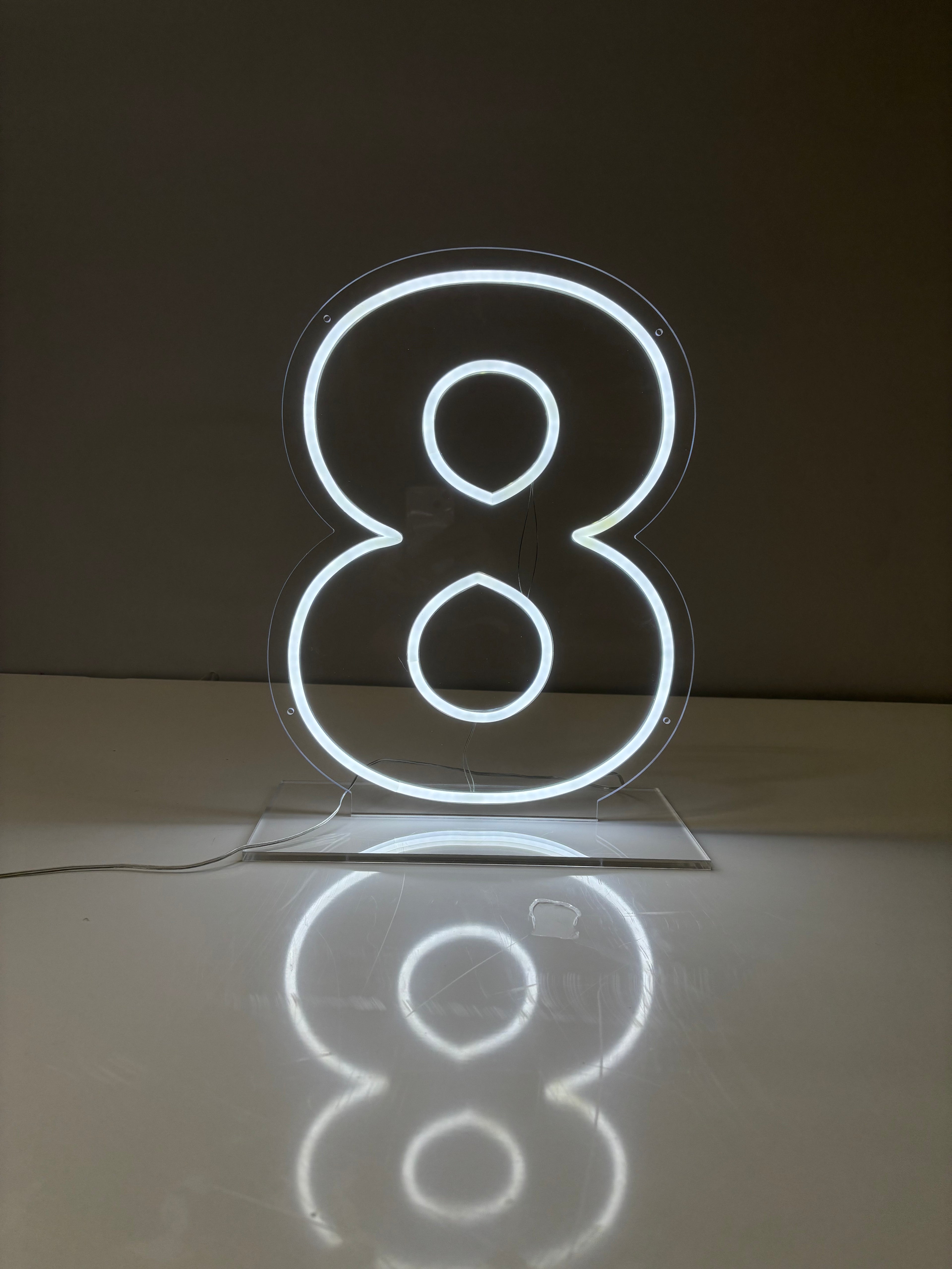 Freestanding Table Number