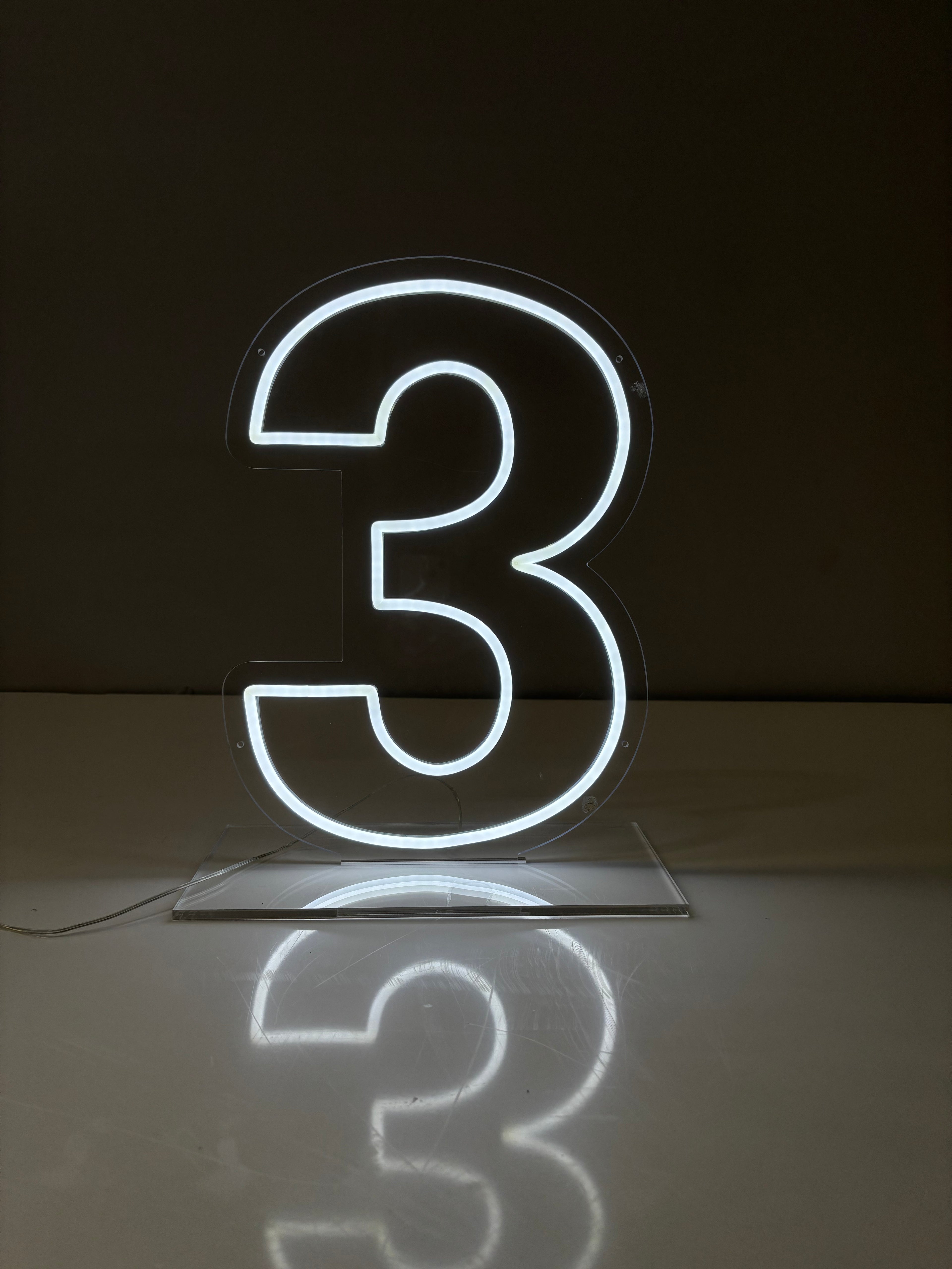Freestanding Table Number