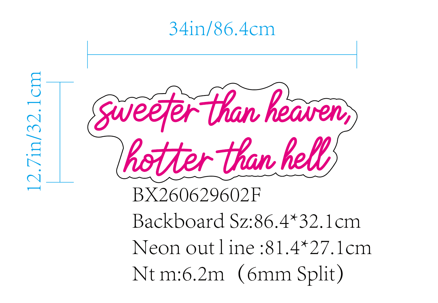 Sweeter Than Heaven, Hotter Than Hell