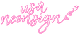 USA Neon Sign