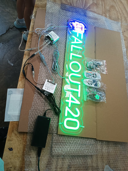Custom Gaming Neon Sign — Twitch, YouTube, Xbox, Discord &amp; More