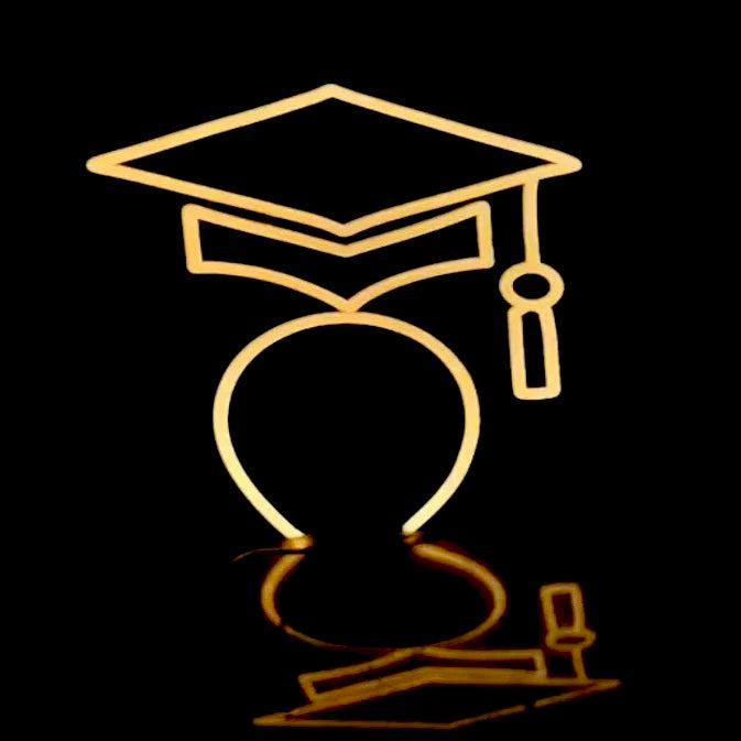 Graduation Cap – USA Neon Sign