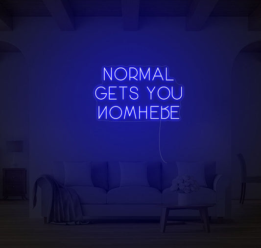 Normal Gets You Nowhere