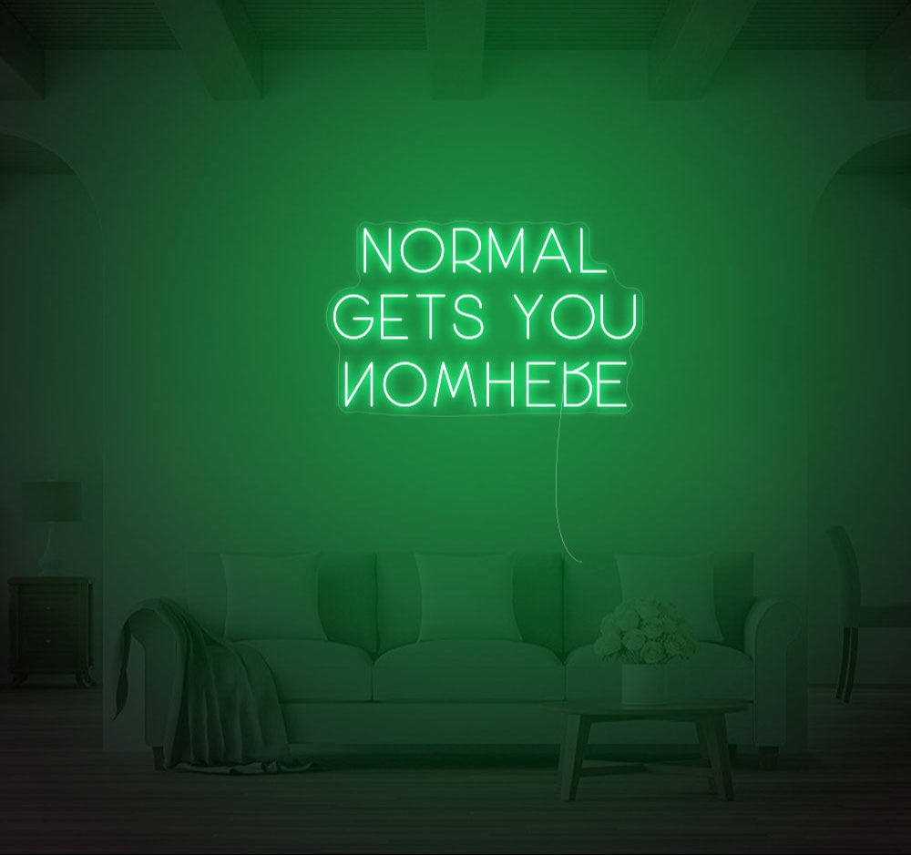 Normal Gets You Nowhere