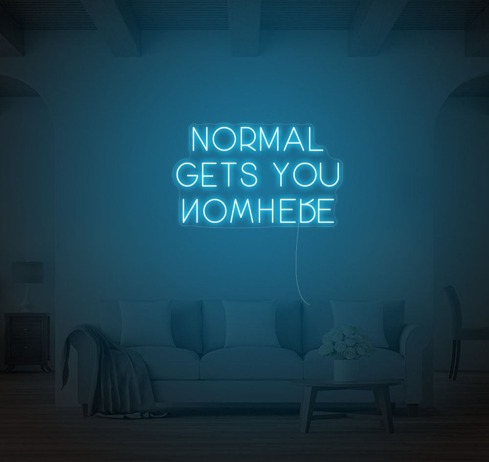 Normal Gets You Nowhere