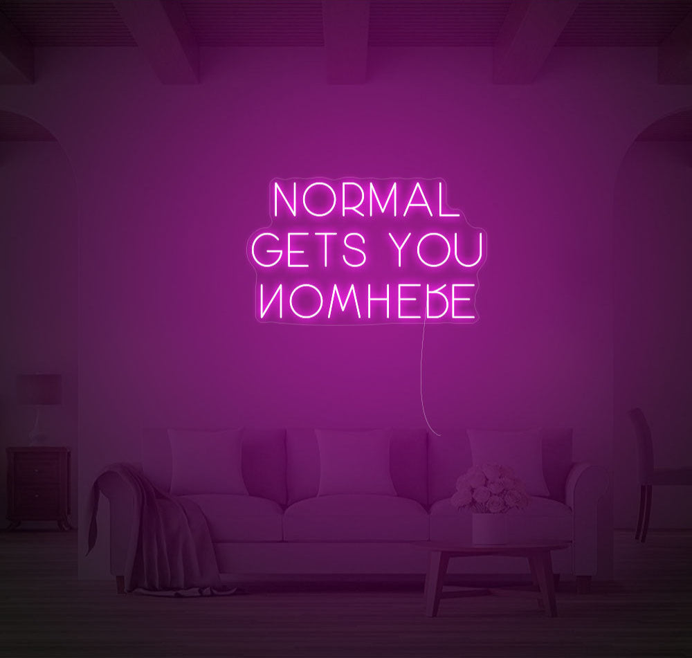 Normal Gets You Nowhere