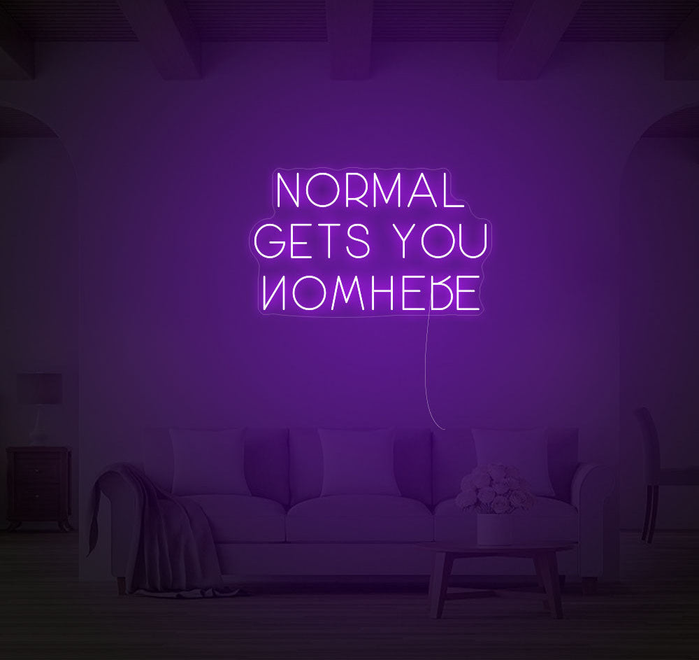 Normal Gets You Nowhere