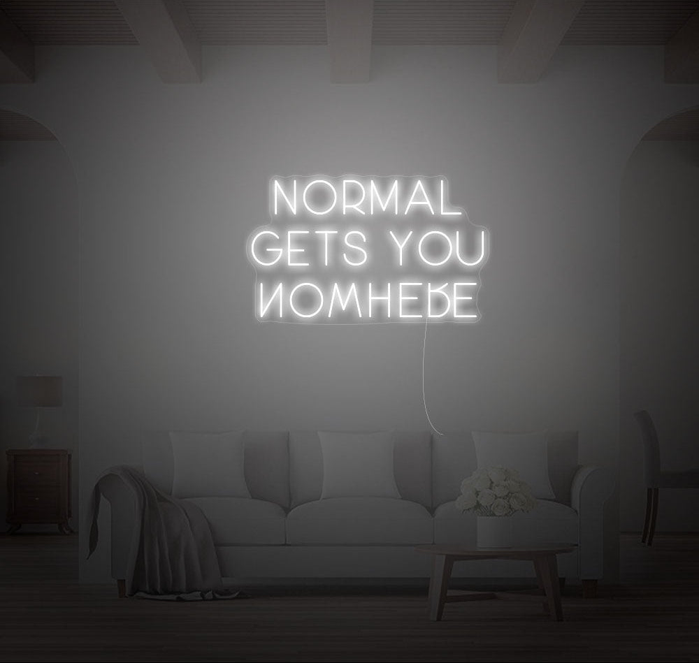 Normal Gets You Nowhere