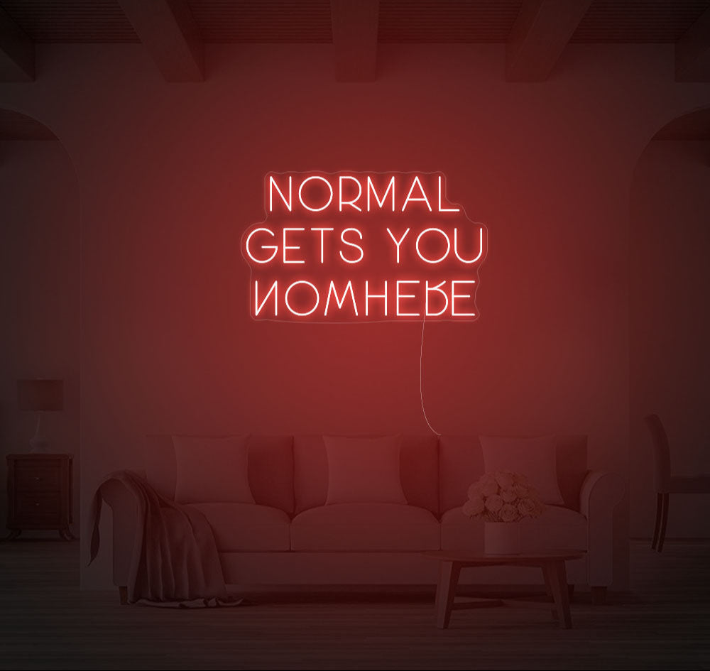 Normal Gets You Nowhere